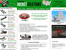 Tablet Screenshot of bucketsolutions.com